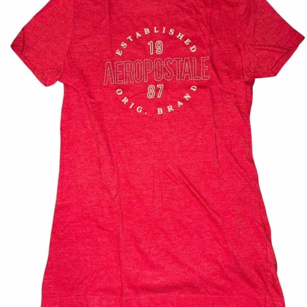 Slim fit Red Aeropostale tee medium